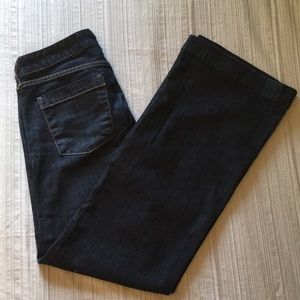 J.Crew size 4 Trouser Jean like new dark blue